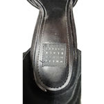 White House | Black Market “Piper” Suede Embroidered Block Heel Shoes Size 7.5M Photo 3