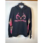Realtree  Women's Black Edge with Hot Pink Camo Sweatshirt Hoodie  Size S Photo 2