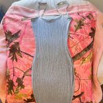 grey full length fitted dress tank maxi Gray Photo 5