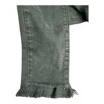 Paige  Verdugo Ankle Black Skinny Stretchy Jeans Raw Hem Low rise size 25​ Photo 11