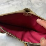 Coach  Poppy Bifold Zip Up Wallet Light Khaki Gold Photo 13