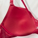 Torrid  42DDD Bra XO Plunge Push Up Diamante Red Lace Rhinestone‎ Plunge 393 Photo 13