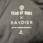 NEW Years of Ours X Bandier Ribbed Reformer Brown Sleeveless Fitted Jumpsuit S Photo 4