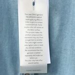 Only NWT US 2 EU 34  Light Blue Denim Women’s Button Down Knot Dress Shirt Top Photo 6