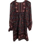 Ulla Johnson  Dress Size 4 100% Silk Boho Patterned‎ Sheer Detail Photo 7