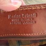 Vintage 90’s Mariano Orlandi Italian Tan Leather Tote Shoulder Bag Photo 9