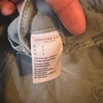 American Eagle Distressed Denim Shorts High Waisted Olive Green Size 8‎ Photo 2