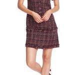 NWT Court and Rowe Tweed Plaid Short Sleeve Button Down Preppy Mini Dress Size 2 Photo 2