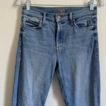 Mother The Mid Rise Dazzler Flood in Sweet Petals Size 28 Blue Photo 2