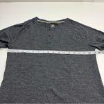 Meriwool Layers Womens Large 190g Grey Gray Wool Long Sleeve Henley Shirt *FLAW Photo 7