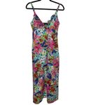 Cotton Floral Tropical Maxi Dress Sz 10 Mercer & Madison Pink Photo 5