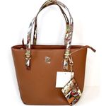 Anne Klein | Brown Lily Tote Pebble with credit card wallet Photo 0