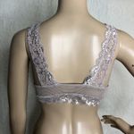 Candie's Blush High Neck Lace Padded Bralette Photo 2