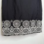 Tahari  Black Ivory Embroidered Skirt Women’s See Measurements NO SIZE Career Photo 2