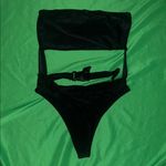 Pretty Little Thing Elegant Black Tube Swimsuit size 6 Photo 1