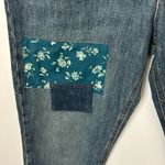 Ralph Lauren Lauren  Patchwork Boyfriend Jeans Size 10 Black Label Photo 2