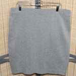 Ann Taylor Factory Heather Gray & Black Herringbone Knit Pencil Skirt Photo 0
