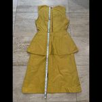 G.V.G.V. Sleeveless Scoop Neck Open Back Yellow‎ Dress Made In Japan 34 Yellow Size undefined Photo 4