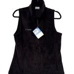 Columbia  Fleece Full Zip Vest Black Zip Pockets
Women’s‎ Size Medium NWT Photo 0