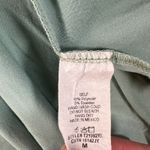 White Birch Handkerchief Hem Tunic Top Women's Medium Green Short Sleeve Photo 6