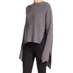 Brochu Walker  black wool blend asymmetrical knit sweater Photo 10