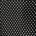 Boston Proper  Shirt Women Medium Black White Polka Dot Pleats Button Up Feminine Photo 4