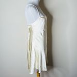 ZARA  Cream Satin Strappy Back Mini Slip Dress Photo 5