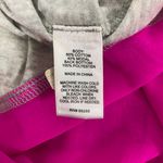 EXPRESS women XS dream weight cotton tank top w/back sheer light grey/pink Photo 6