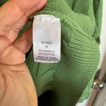 Baltic Born  green basket weave v-neck sweater size medium Photo 3