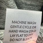 Neesha Heather Gray and Black Mock Neck Long Sleeve Knit Dress Womens Small Photo 7