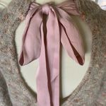 Willow & Clay Pullover Boucle Knit Bow Sweater Size Large Photo 1