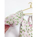 LPA Revolve Hartley Midi Dress Size Medium Floral Puff Sleeve Coquette Feminine Photo 7