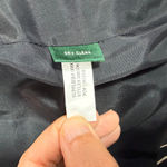 Ralph Lauren Lauren Women Black Stripe Blazer Jacket Size 8 Silk Blend Academia Photo 11