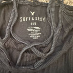 American Eagle Elegant Black Strappy Women's Top Photo 1