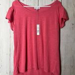 Thyme + Honey  Women’s Short Sleeve Crew Neck Blouse Sz S Photo 2