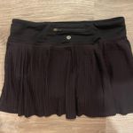 Lululemon  Black Pleated Tennis Skirt 6 Photo 1