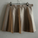 American Apparel  khaki tan mini tennis skirt Photo 1