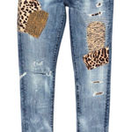 Denim & Supply Ralph Lauren RARE Ralph Lauren Denim & Supply Patchwork Skinny Jeans Animal Distressed 29x32 Photo 0