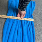 Bobi  los angeles Woman Size Small Bright Blue 100% Cotton Jumpsuit Photo 3