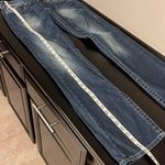 True Religion  Y2K low rise World Tour jeans Straight with flaps, sz 29 Photo 14