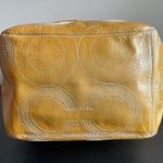 Coach  1941 Alex Gold Patent Leather Tote, Style 14265 - Gold - Preowned Photo 4