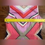 Maggy London  Pink and Orange Sleeveless Midi Dress - Size 2 Photo 5