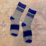 NWOT The Office Dunder Mifflin Socks Blue Photo 1