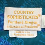 Pendleton Country Sophisticates Button Down Stripes and Floral Shirt Size 16 Blue Photo 5