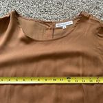 Young Fabulous and Broke Young, Fabulous & Broke brown long sleeve satin top size M Photo 9