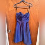 Alfred Angelo  Blue Satin Cocktail dress size 8 Photo 7