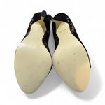 Joey O Women’s Black Lace Peep Toe Stiletto Heels Size 8.5 Photo 6