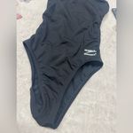 Speedo Women's Swimsuit One Piece Racing Cut Endurance Adult Black size 28 XS Photo 3