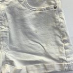 American Eagle  Outfitters Size 6 Women's White Jean Shorts, Preloved Photo 1