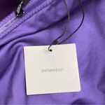 ZARA NWT  Purple Corset Top Strapless One Piece Swimsuit Blogger Favorite Size XL Photo 8